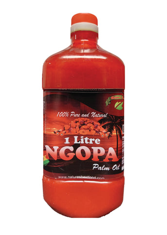 NGOPA Organic Ghana Red Palm Oil  1 Liter 2.2 LB