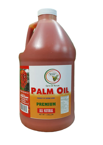 Sierra Leone Red Palm Oil 4.18 LB (I/2 GALLON)