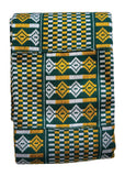 ZYW CLOTHING - GENUINE KENTE HANDWOVEN GHANA FABRIC 4.5 YARDS